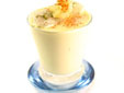 Crema de coliflor con láminas de bacalao