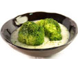 Brócoli con crema de requesón